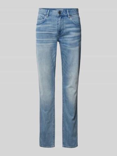 Regular fit jeans met labeldetail, model 'NIGHTFLIGHT'