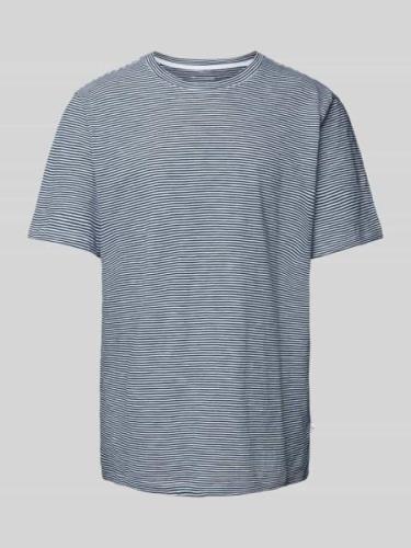 Regular fit T-shirt met ronde hals, model 'Narrow'