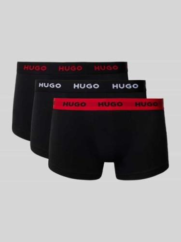 Boxershort met elastische band met logo in een set van 3 stuks