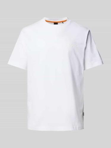 T-shirt met labelprint, model 'Telogoboss'