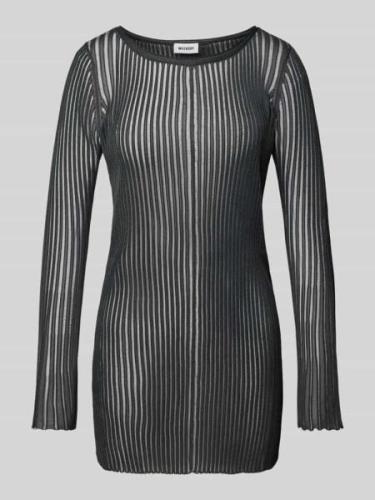 Mini-jurk met semi-transparante look, model 'Eleana'