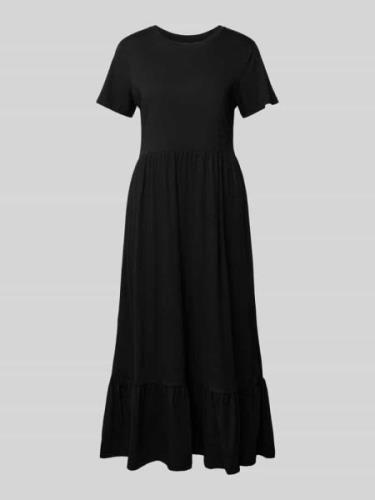 Midi-jurk in effen design, model 'MAY'