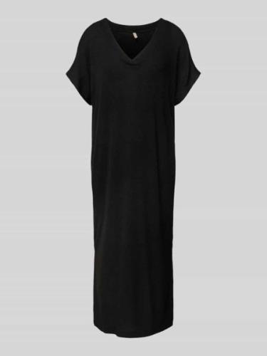 Gebreide jurk van viscosemix, model 'Delia'