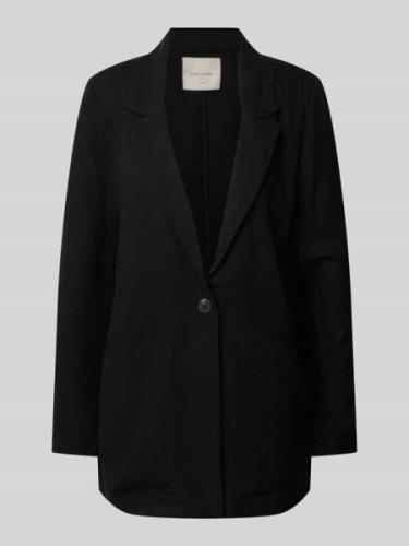 Blazer van een mix van viscose en linnen, model 'Luigi'