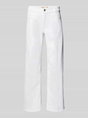 Regular fit jeans met kortere pijpen, model 'TESS'