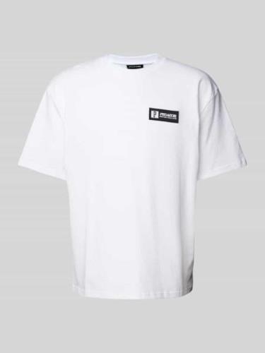 T-shirt met labelpatch, model 'ANTIGUA'