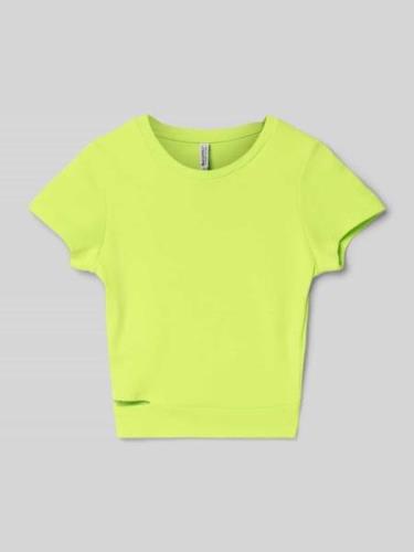 Boxy fit T-shirt met cut-out