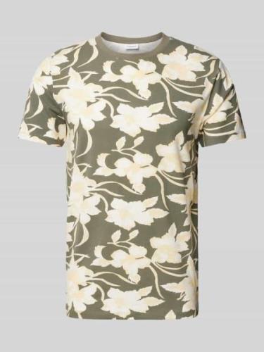 T-shirt met all-over motief, model 'desert flower'