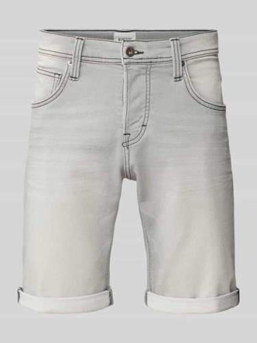 Korte regular fit jeans in 5-pocketmodel, model 'Chicago'