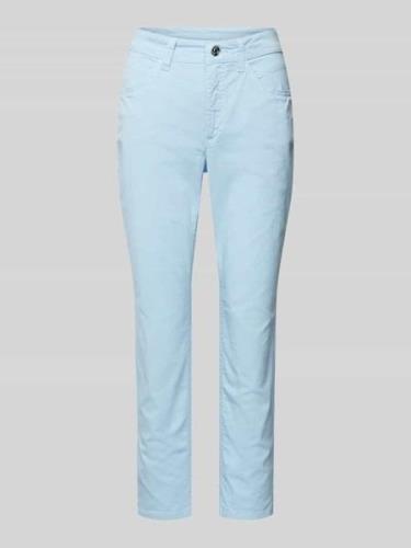 Slim fit jeans in effen design, model 'MELANIE'