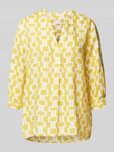 Linnen blouse met 3/4-mouwen, model 'Washer!'