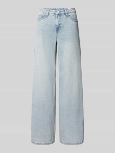 Wide leg jeans in 5-pocketmodel, model 'ANNET'