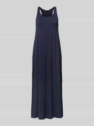 Midi-jurk met ronde hals, model 'NISAA'