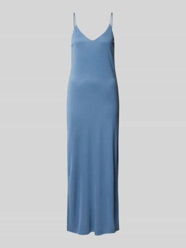 Midi-jurk met spaghettibandjes, model 'Leslee'