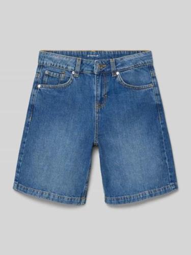 Korte regular fit jeans in 5-pocketmodel