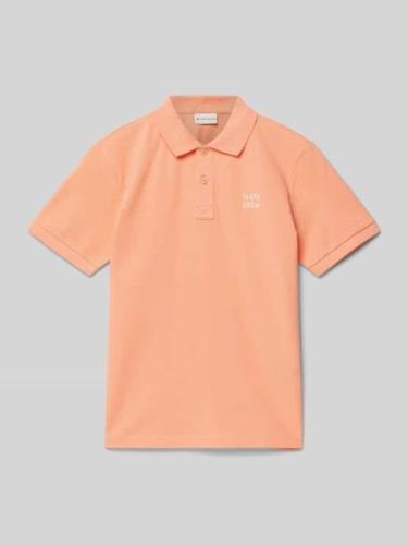 Regular fit poloshirt met statementstitching