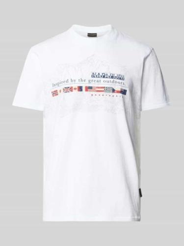 T-shirt met motiefprint, model 'TURIN'