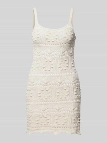 Gebreide jurk in effen design, model 'DENISE'