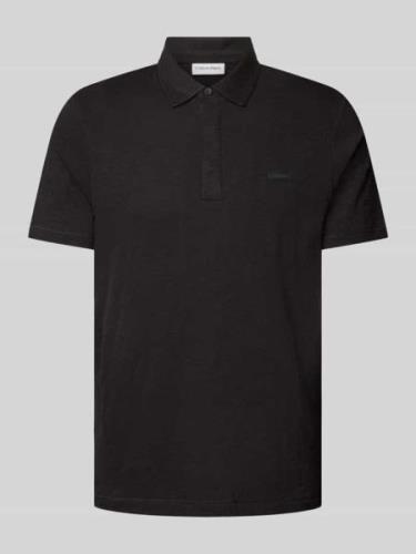 Regular fit poloshirt met knoopsluiting