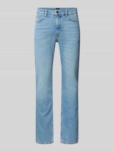 Slim fit jeans met labeldetail, model 'DELAWARE'