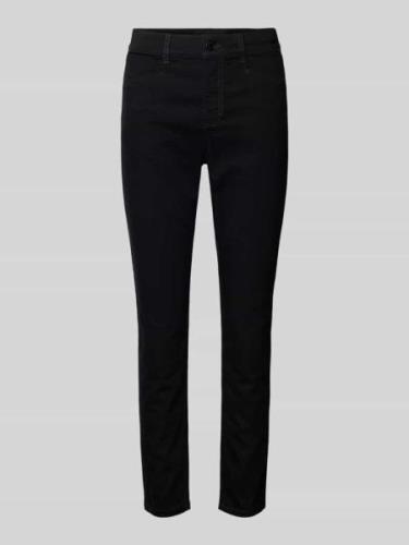 Slim fit broek met siernaden, model 'Ornella'