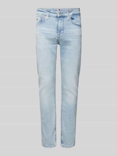 Slim tapered fit jeans in 5-pocketmodel, model 'AUSTIN'