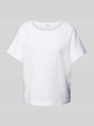 T-shirt met ronde hals