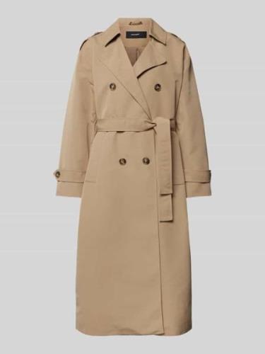 Trenchcoat met strikceintuur, model 'CHLOE'