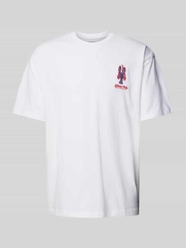 T-shirt met motiefprint, model 'PAXTON'