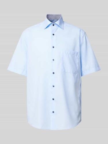 Comfort fit zakelijk overhemd met kentkraag