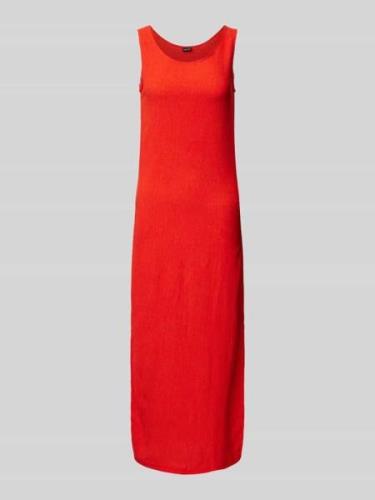 Midi-jurk met structuurmotief, model 'LUNA'