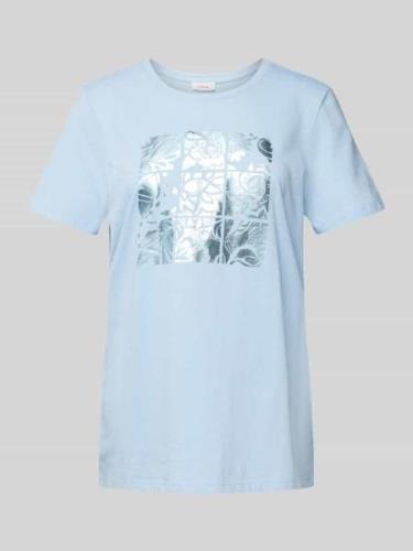 T-shirt met motiefprint