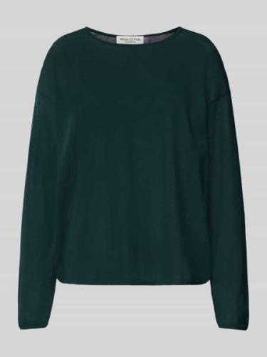 Gebreide pullover met extra brede schouders