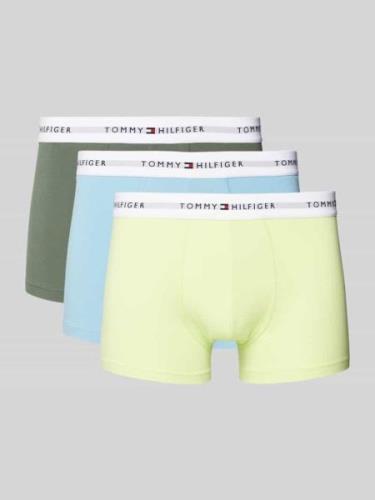 Boxershort met elastische band met logo in een set van 3 stuks