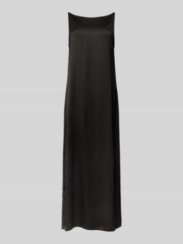 Midi-jurk met boothals, model 'ALEIKA'