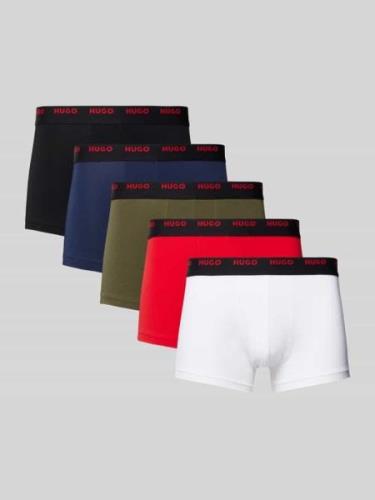 Boxershort met elastische band met logo in een set van 3 stuks