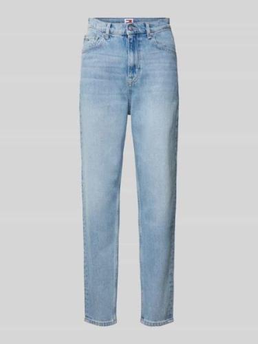 Ultra high tapered mom fit jeans in 5-pocketmodel