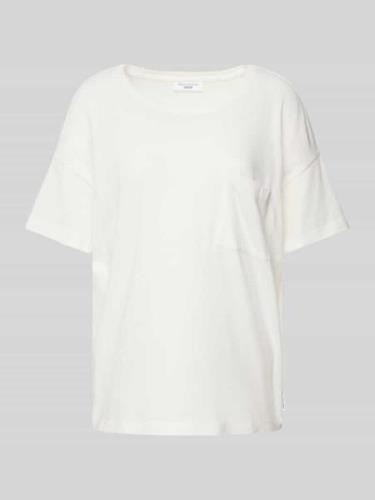 Relaxed fit T-shirt met labeldetail