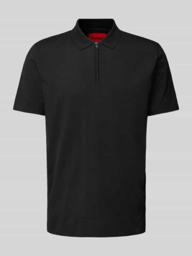 Regular fit poloshirt met labeldetail, model 'Dekok'