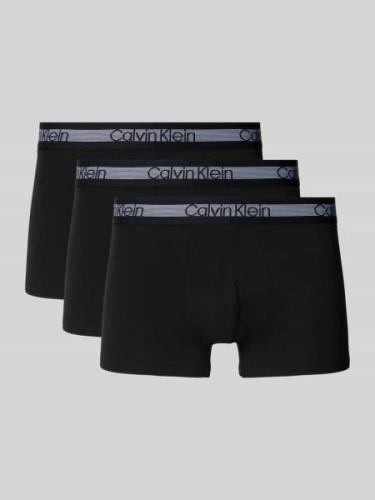 Boxershort met elastische band met logo in een set van 3 stuks