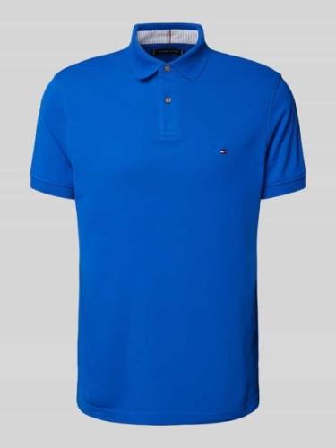 Regular fit poloshirt met logostitching