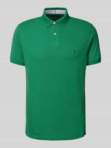 Regular fit poloshirt met logostitching