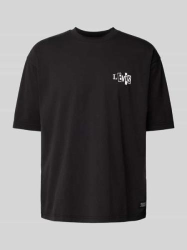 T-shirt met labelpatch, model 'SKATE'