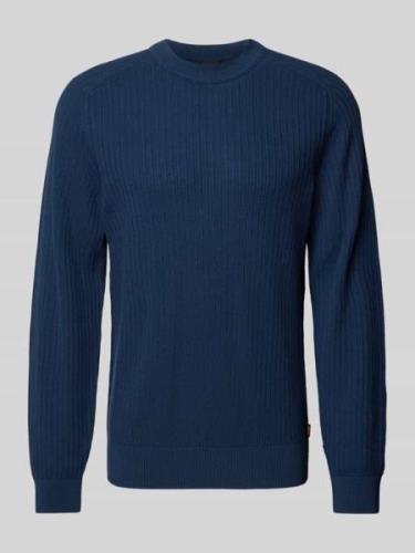 Gebreide pullover met ronde hals, model 'Klincru'