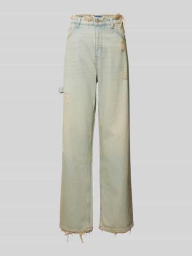 Loose fit jeans in 5-pocketmodel, model 'Getara'