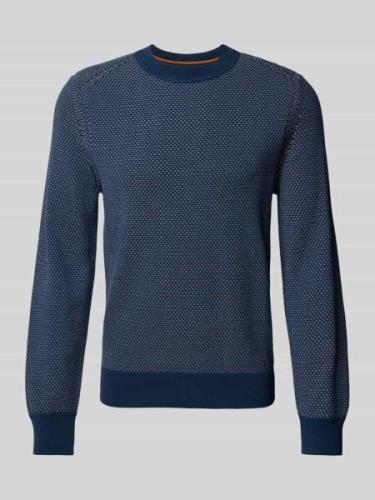 Gebreide pullover met structuurmotief, model 'Kaponski'