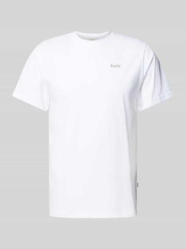 T-shirt met labelprint, model 'STILL'