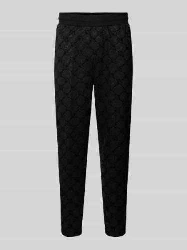 Sweatpants met labeldetail, model 'Thien'