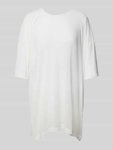 Oversized T-shirt met 3/4-mouwen, model 'Mesh'