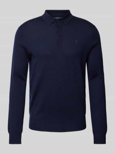 Gebreide pullover met polokraag